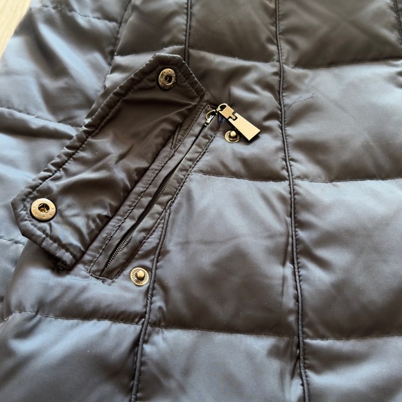NAUTICA Navy Down Feather Puffer Coat Size Small - Picture 4 of 11